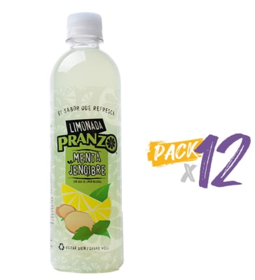 Limonada Menta Jengibre Pet 500 cc - Pack 12