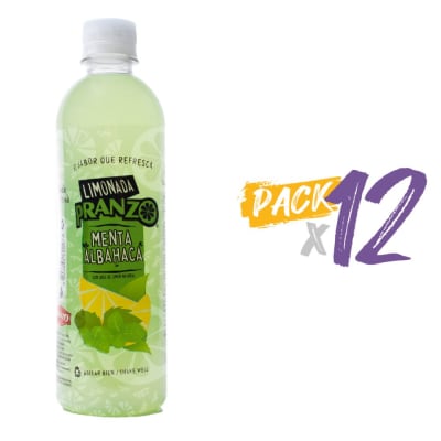 Limonada Menta Albahaca Pet (500 cc) Pack 122
