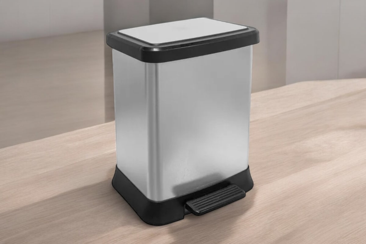 PAPELERA REY LEXUSS 40 LT METALIZADA 0
