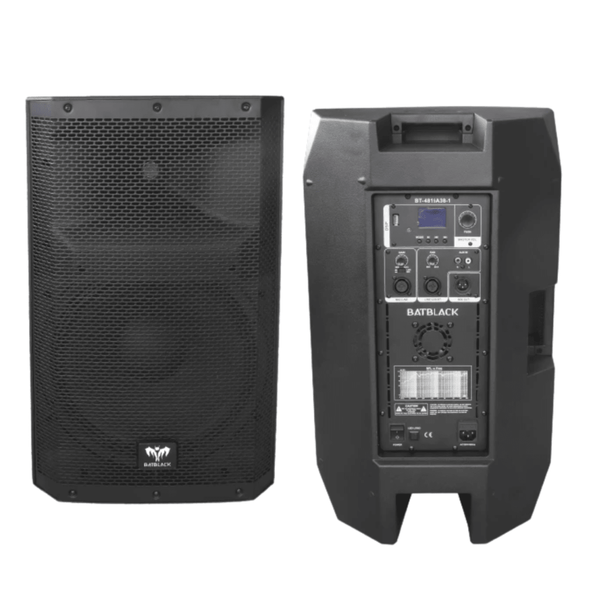 PARLANTE ACTIVO BATBLACK BT-4815A38-1 15