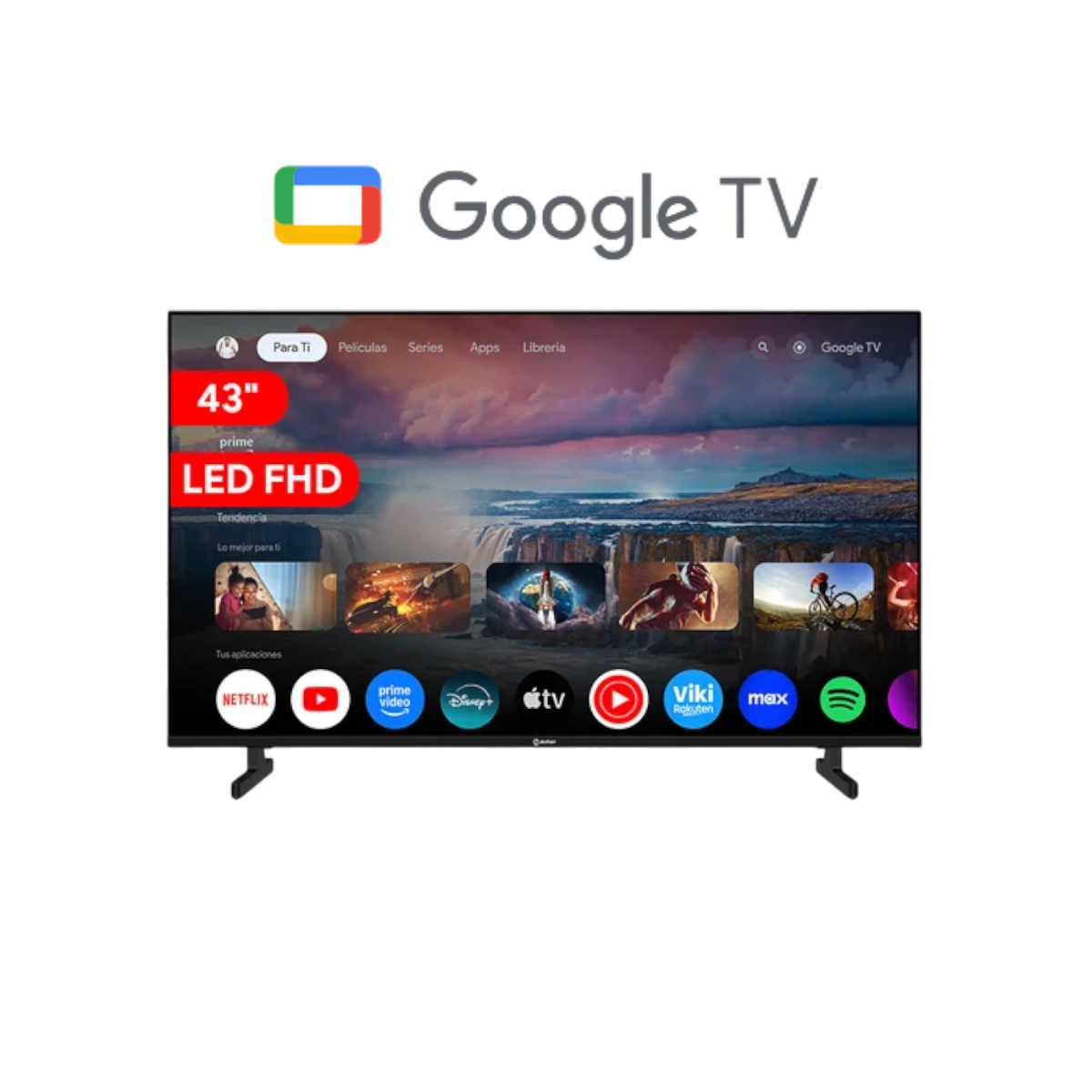 TELEVISOR MIRAY MS43-E2000GBT LED SMART 43