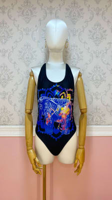NEGRO MANDALA ESTAMPADO