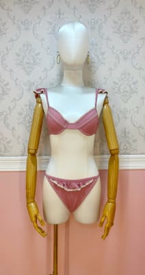 BIKINI TEJIDO CHLOE PALO ROSA