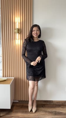 VESTIDO MESH CORTO NEGRO1