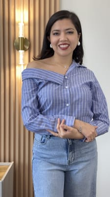 BLUSA TELA AZUL OSCURO1