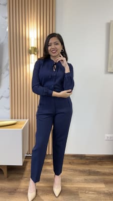 BLUSA FAUSTINA AZUL MARINO1