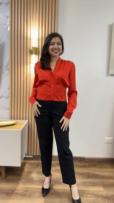 BLUSA SATINADA ROJO1