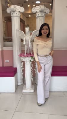 POLO FIORELLA BEIGE1