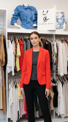 BLAZER CORTO ROJO1