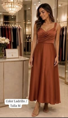 VESTIDO MAXI GRACE LADRILLO SEDA CRUZADO BUSTO TIRAS1