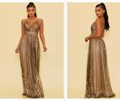 VESTIDO MAXI BLACK GOLD NUDE BRILLOS1
