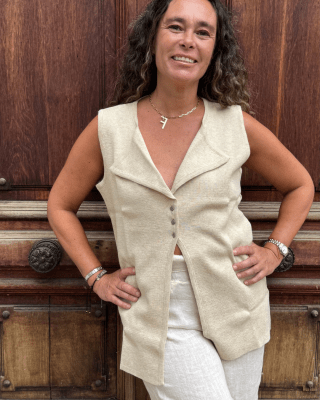 Cardigan V.279 Beige 004