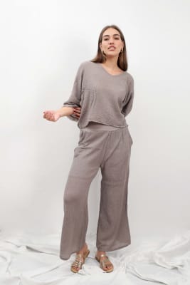 Pantalón Pía Taupé