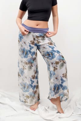 Pantalón Asia Azul