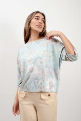 Polera Caro Verde Agua