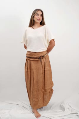 Falda Sofía Canela