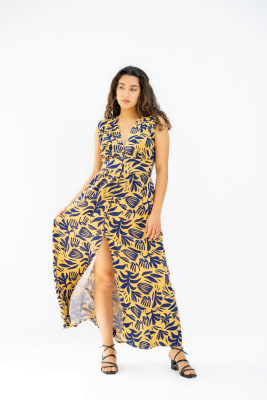 Vestido Venezia - Print Azul1