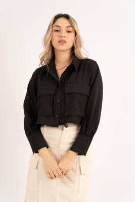 Camisa Roma - Negro1