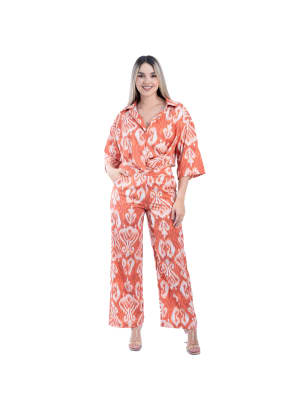 Conjunto Venezia - Naranja Print1