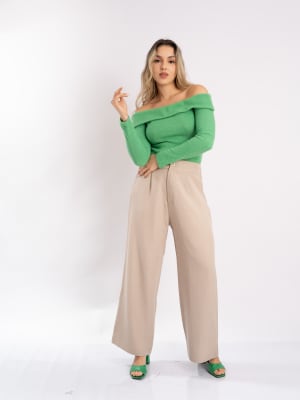 Top Escote - Verde1