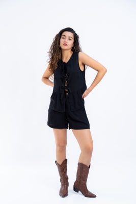 Short Lino - Negro1