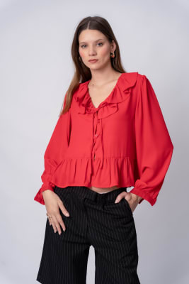 Blusa Italy - Rojo