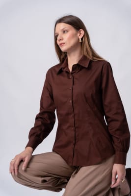 Camisa Paris - Marrón