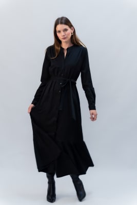 Vestido Boho - Negro