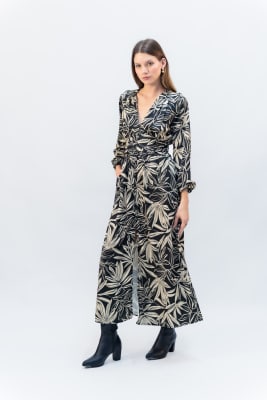 Vestido Venezia - Negro Print