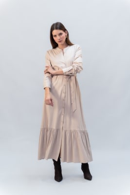 Vestido Boho - Beige