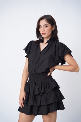 Blusa Boho - Negro