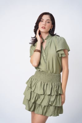 Blusa Boho - Verde