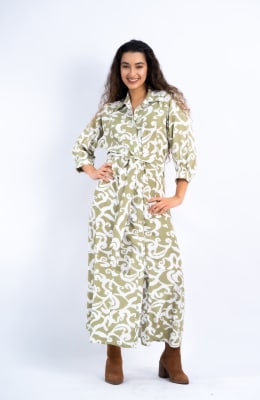 Vestido Odisea - Verde Print1