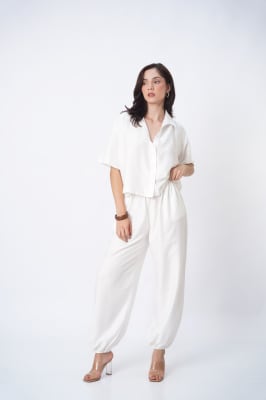 Pantalón Balloon - Hueso