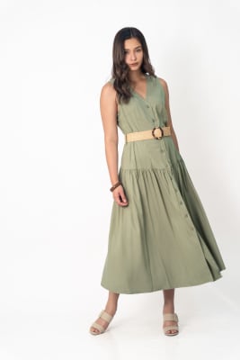 Vestido Málaga - Verde2