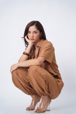 Pantalón Balloon - Camel