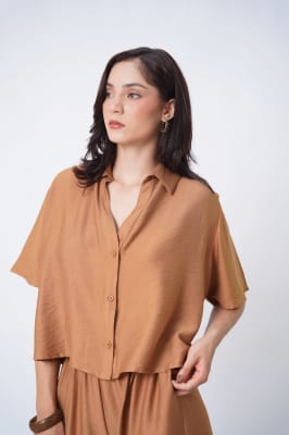 Camisa Basic - Camel