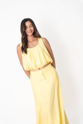 Blusa Globo - Amarillo