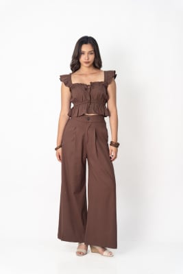 Pantalón Cori - Marrón