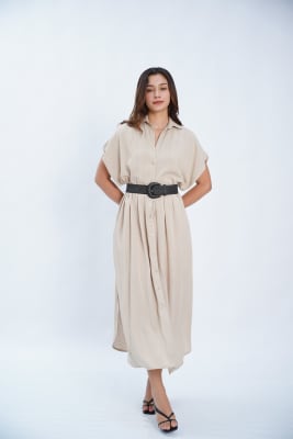 Vestido Lino - Beige1