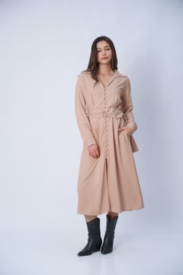 Vestido Atenas - Beige