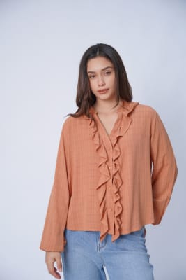 Blusa Boho - Camel