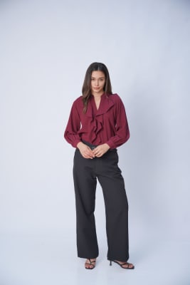 Pantalón Sastre Recto - Negro2