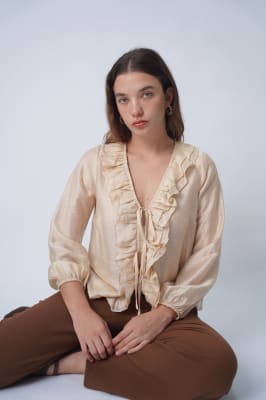 Blusa Ann - Vainilla