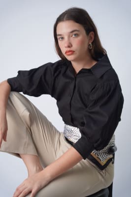Camisa Zoé - Negro
