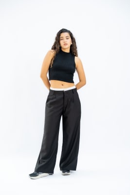 Pantalón Cinturilla - Negro