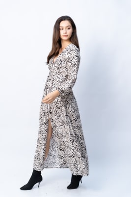 Vestido Venezia - Print Negro