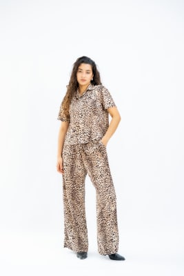 Camisa Lino - Animal Print1