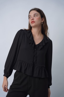 Blusa Italy - Negro