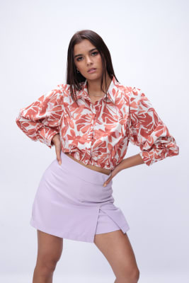 Falda Short - Lila